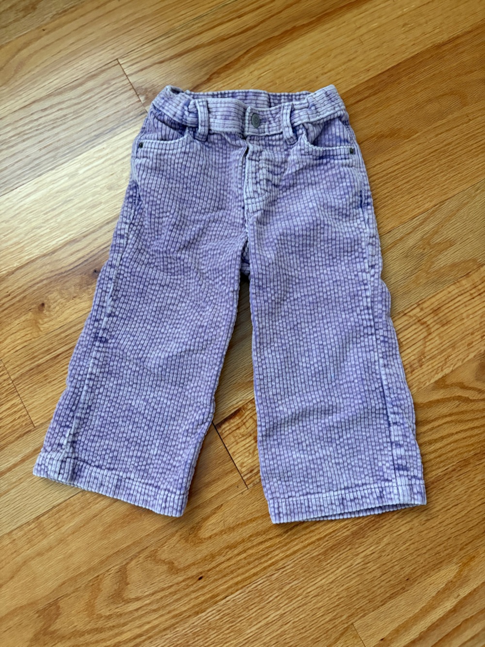 Cat & Jack Lilac Corduroy Wide Leg Jeans